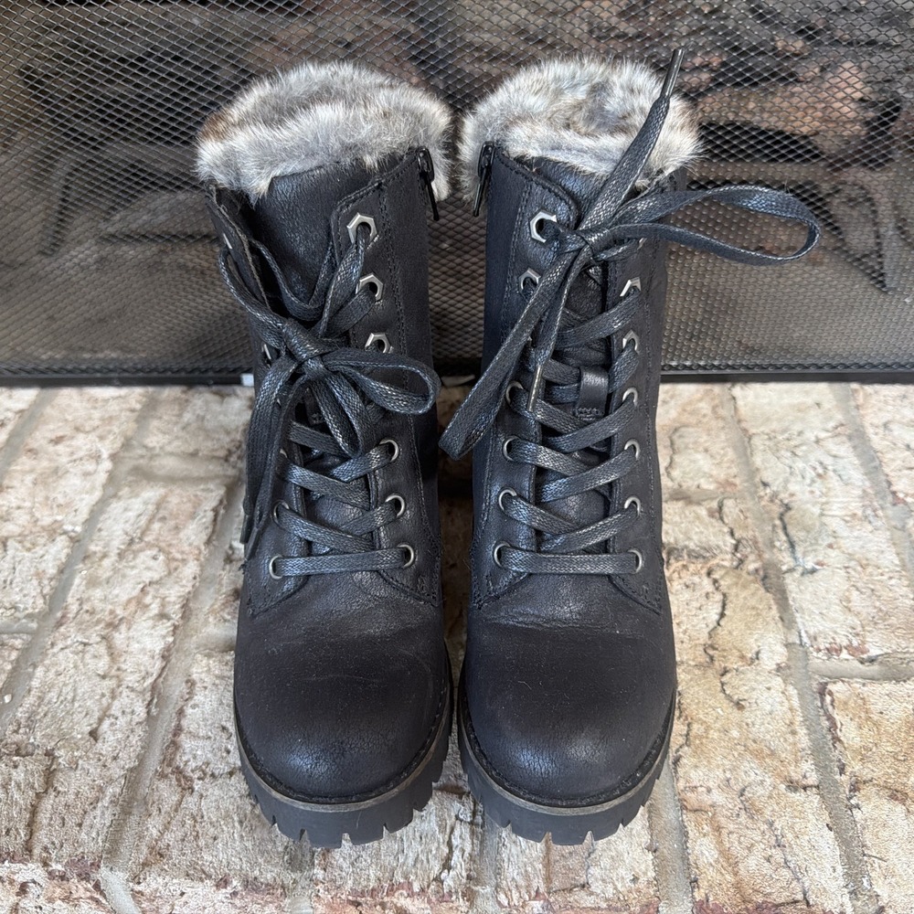 NEW Steve Madden Women's COMFORT Faux Fur Lined Bootie size: 7